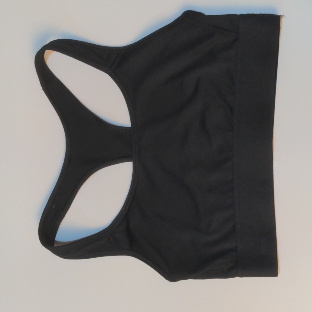 Victoria Secret Black Razor Back Sport Bra. Size S/P.